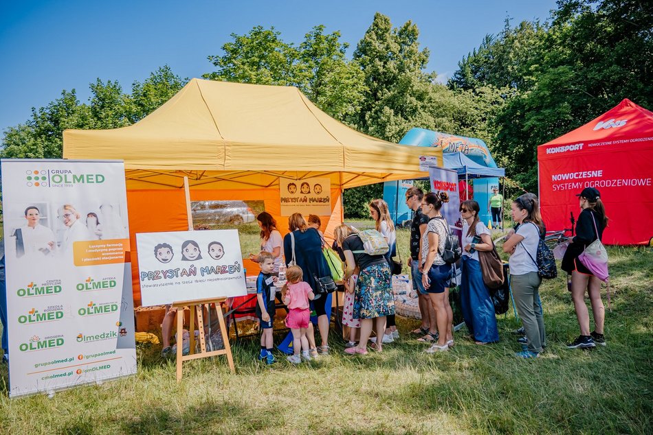 Bieg charytatywny w parku Baden-Powella
