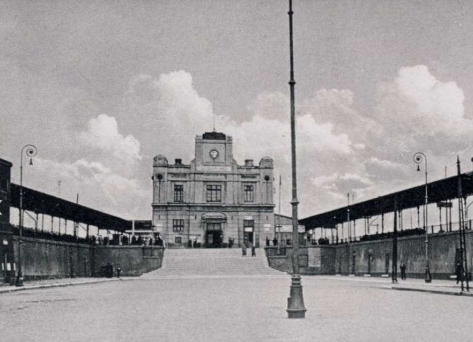 Stary budynek dworca Łódź Kaliska