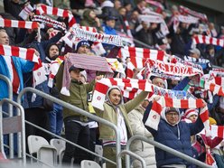 Kibice na meczu ŁKS Łódź - Chojniczanka Chojnice