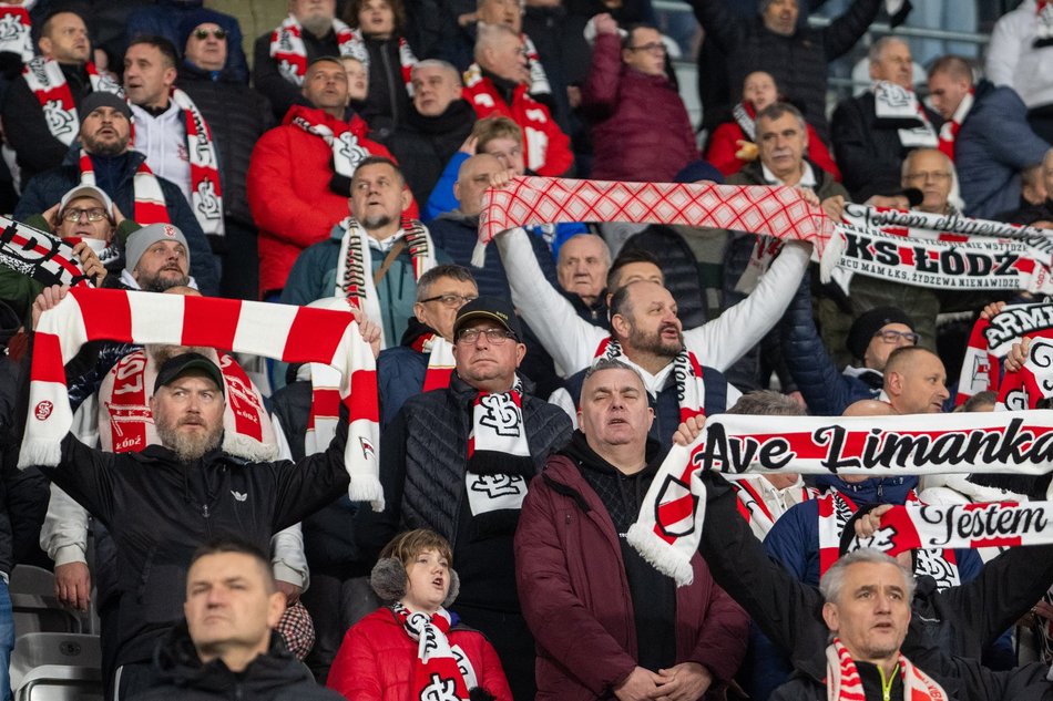 Kibice na meczu ŁKS Łódź z Puszczą Niepołomice. Byłeś/aś? Odszukaj się w galerii