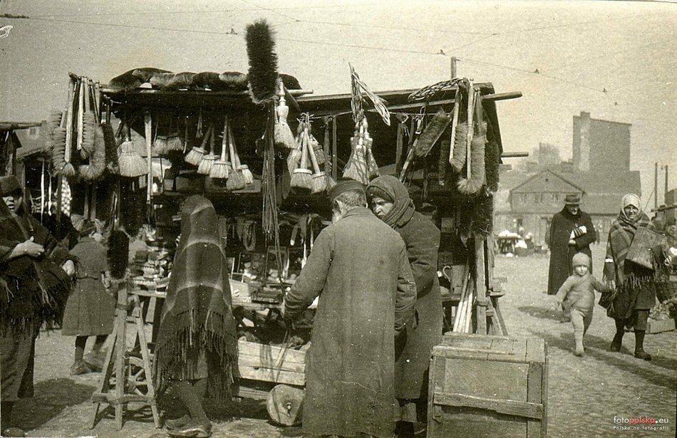 Łódź. Bałucki Rynek - rok 1926