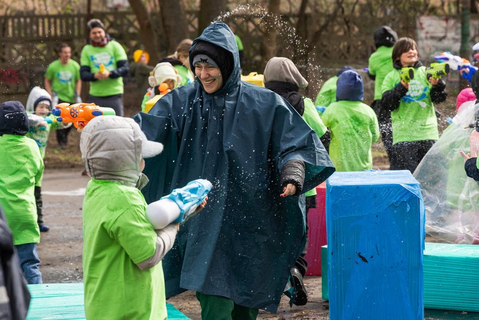Łódź. Lany Poniedziałek na Manhattanie w Łodzi. Tak Łodzianie celebrowali śmigus-dyngus!