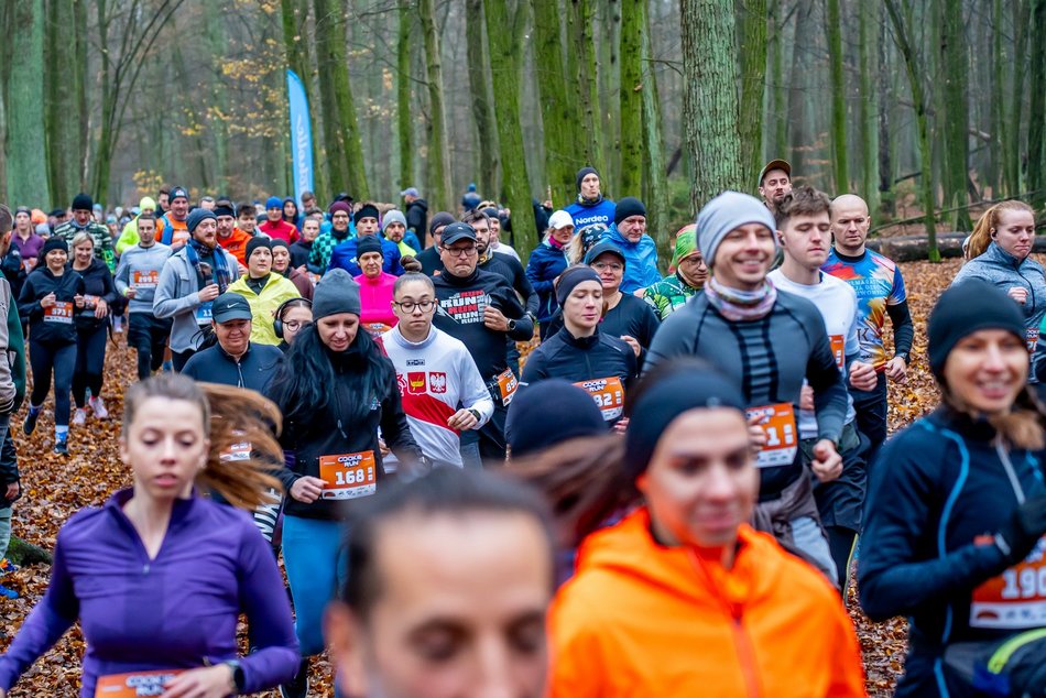 Cookie Run w Lesie Łagiewnickim w Łodzi