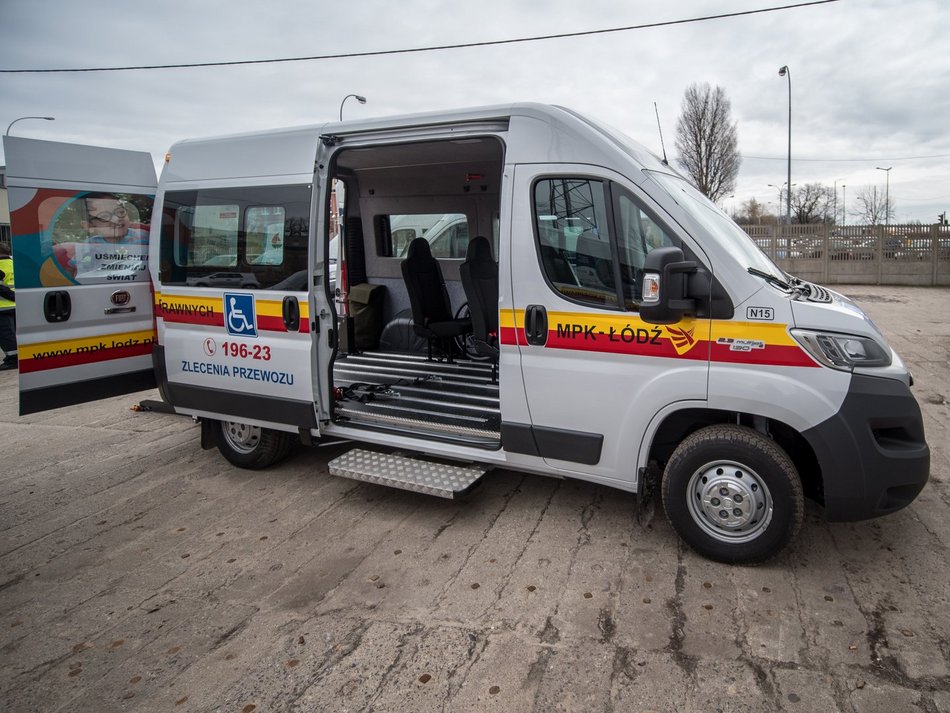 Łódź. Przewóz osób niepełnosprawnych