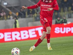 Łódź. Piłkarz Widzewa Łódź