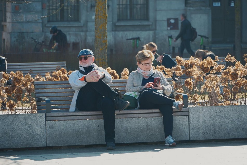 Wiosna w Łodzi! Piotrkowska i Plac Wolności pełne spacerowiczów!