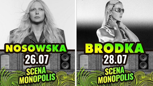 Nosowska i Brodka na Łódź Summer Festival. Artystki dadzą koncerty na scenie Monopolis