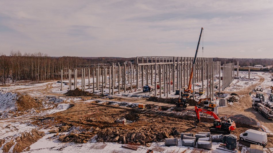 Praca w Łodzi. Nowa fabryka pnie się do góry. Będzie 200 miejsc pracy