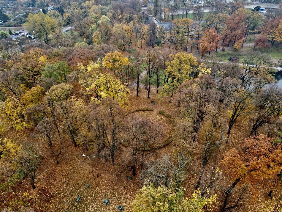 zdjęcia parku helenów z lotu ptaka