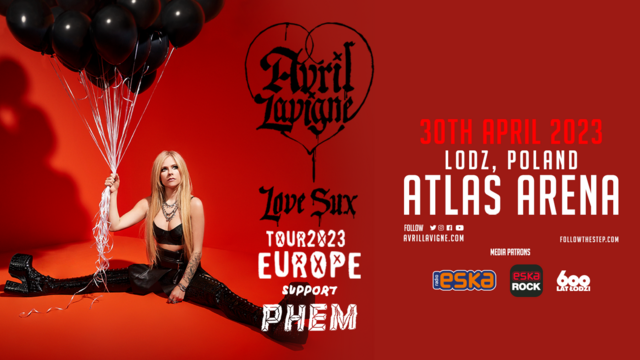 Avril Lavigne zagra w Łodzi! Już w kwietniu koncert w Atlas Arenie