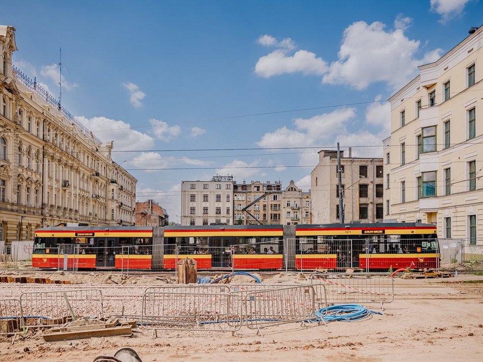 Nowe torowisko na Kościuszki