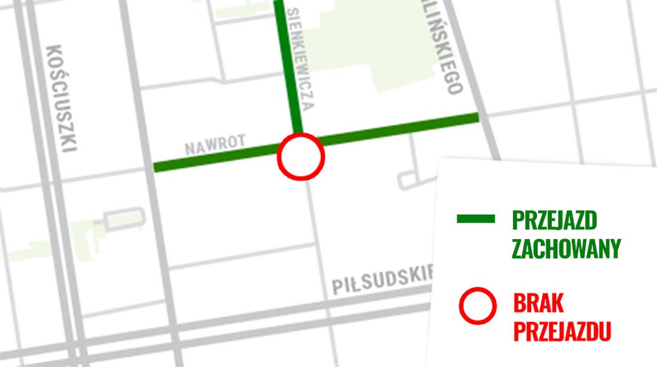 Łódź. Remont skrzyżowania Nawrot i Sienkiewicza. Drogowcy przenoszą się na drugą stronę