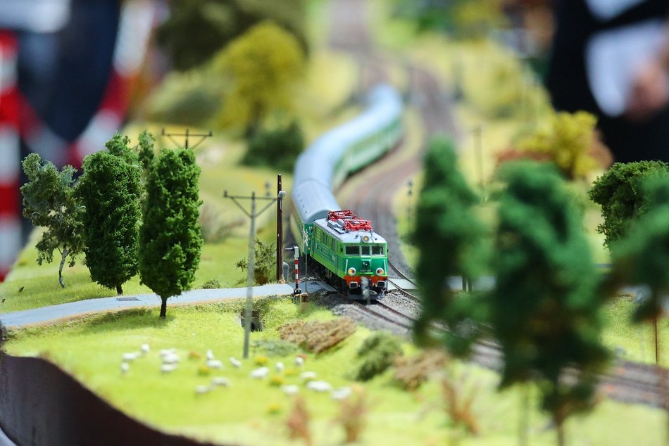 Łódź. Wystawa Makiet Kolejowych na dworcu Łódź Fabryczna. Święto miłośników pociągów