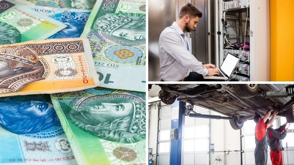 Łódź. Pieniądze, informatyk, mechanik samochodowy