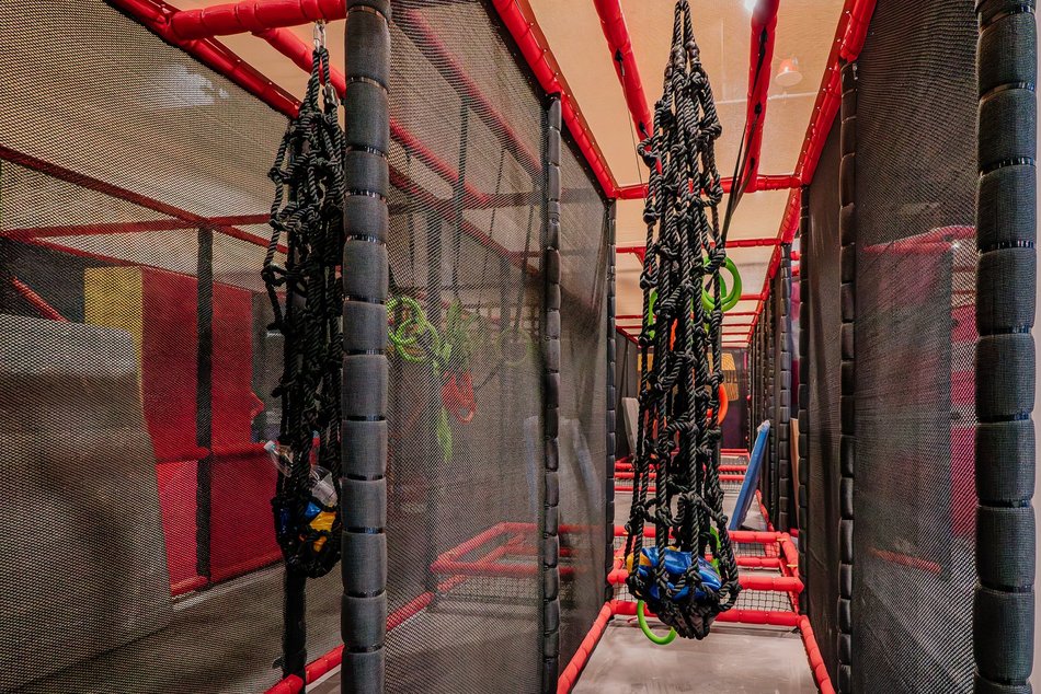 Park trampolin w Nowej Sukcesji w Łodzi