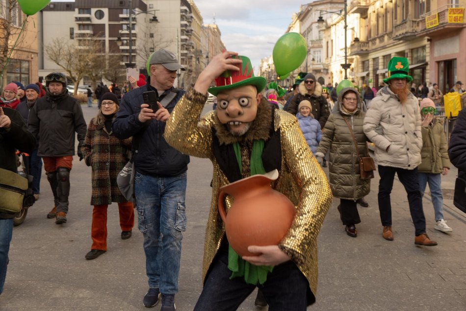 Łódź. Parada Świętego Patryka przeszła Piotrkowską. Było tłumnie, gwarnie i… zielono!