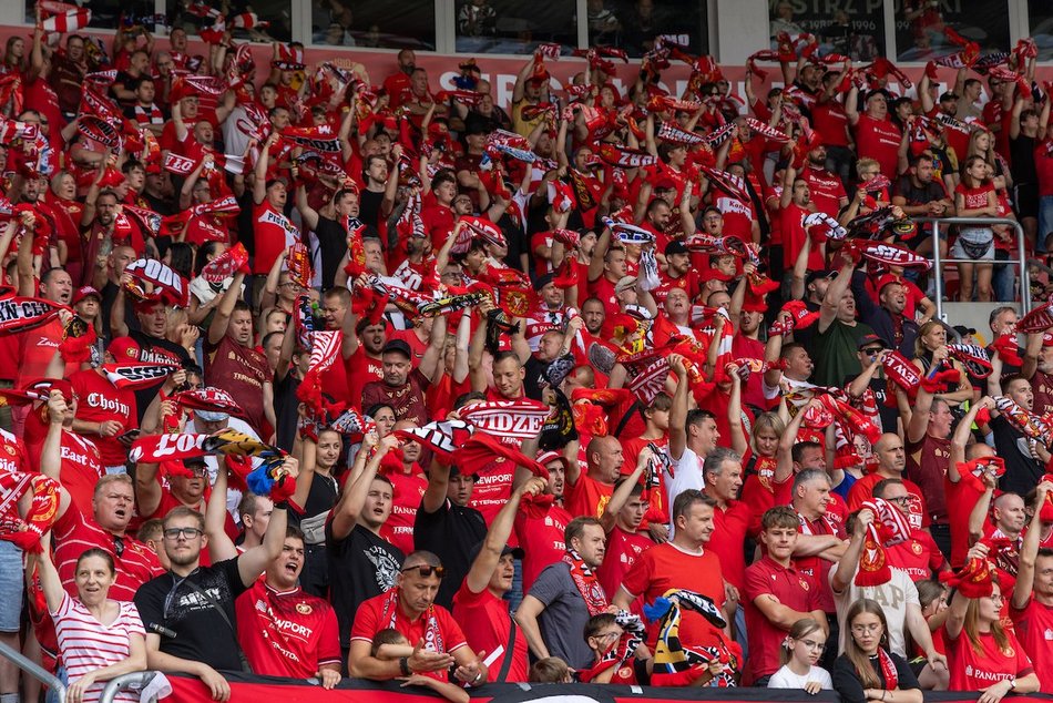 Łódź. Kibice na meczu Widzewa Łódź z Zagłębiem Lubin. Byłeś? Odszukaj się w galerii