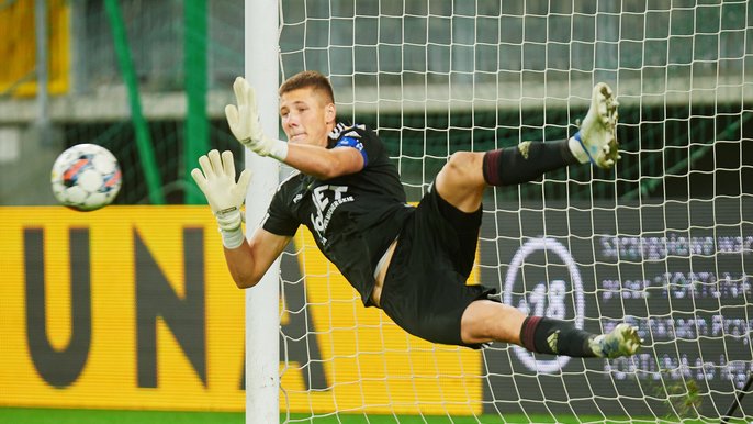 Aleksander Bobek - bramkarz ŁKS Łódź