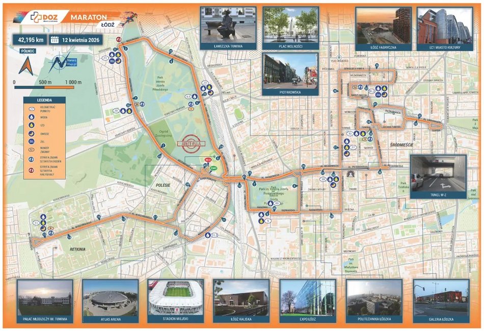 Łódź. DOZ Maraton Łódź 2026