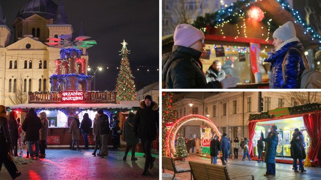 Jarmark Bożonarodzeniowy w Łodzi ciągle tętni życiem. Magiczny wieczór na Placu Wolności