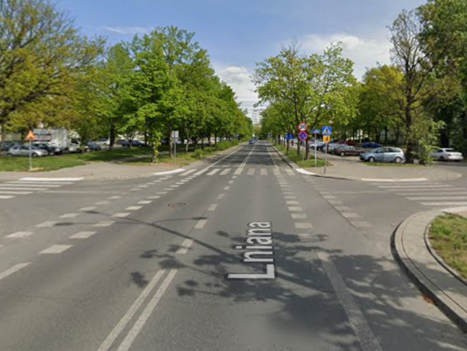 Łódź. Ulica Lniana