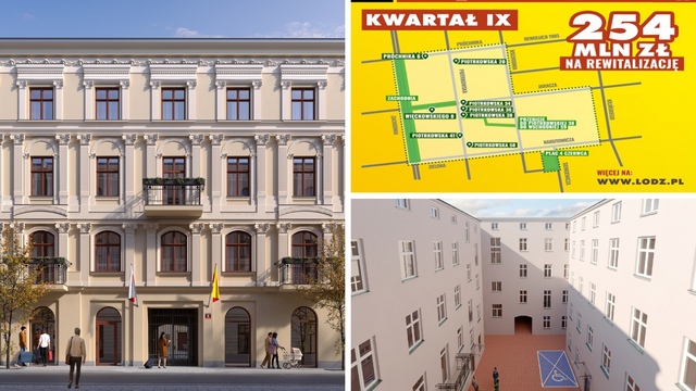 Aż 254 mln zł na rewitalizację centrum Łodzi! Remonty kamienic, nowy plac i artystyczne podwórko