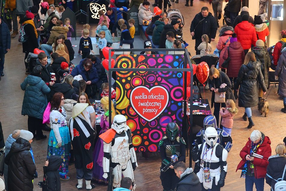 Łódź. Byłeś w Manufakturze na WOŚP 2026 w Łodzi? Znajdź się na zdjęciach!