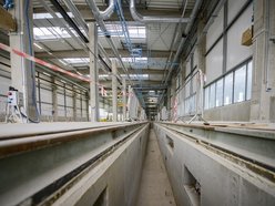 Zajezdnia Helenówek w Łodzi. Aż 1450 metrów nowego torowiska w Zakładzie Techniki