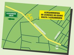 Łódź. drogi rowerowe