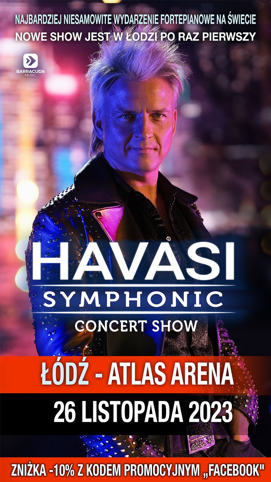 plakat zapraszający na imprezę w Atlas Arenie