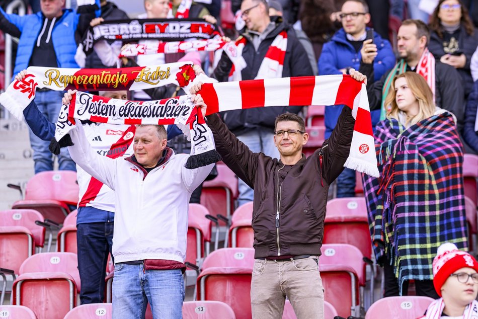 Kibice na meczu ŁKS Łódź z GKS Tychy. Byłeś? Znajdź się w galerii!