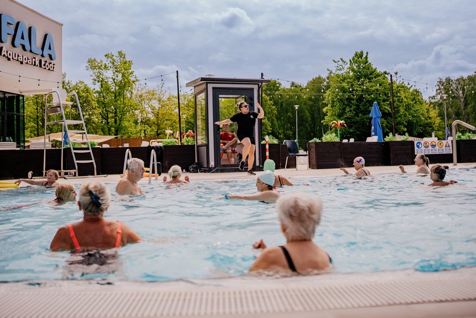 Finał Senioraliów 2025 w Łodzi w Aquaparku Fala