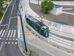 Tramwaj testowy MPK Łódź na Śmigłego-Rydza