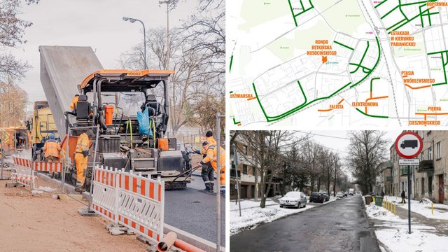 Remonty dróg na Retkini, Lublinku i Złotnie w Łodzi. Duże zmiany w 2026 roku [MAPA]