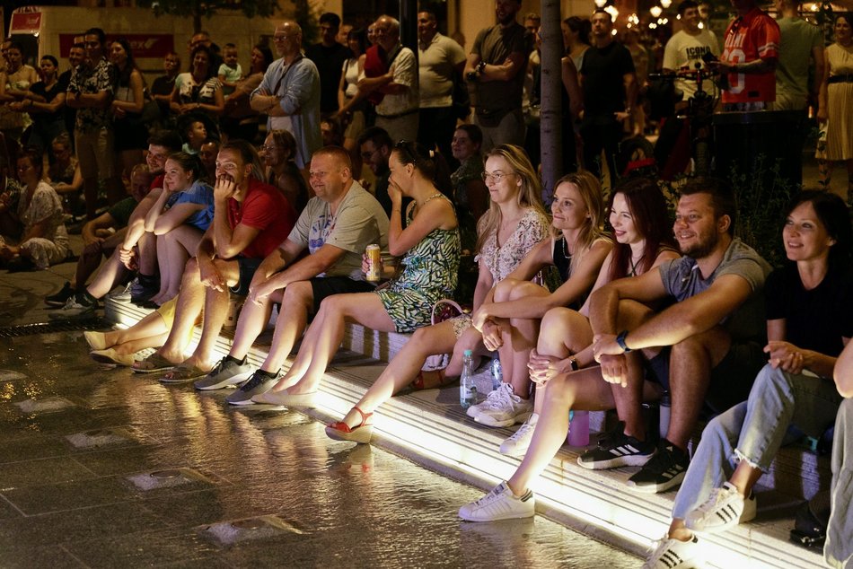 Łódź. Stand-up Piotrkowska w Łodzi. Mnóstwo śmiechu w upalny wieczór