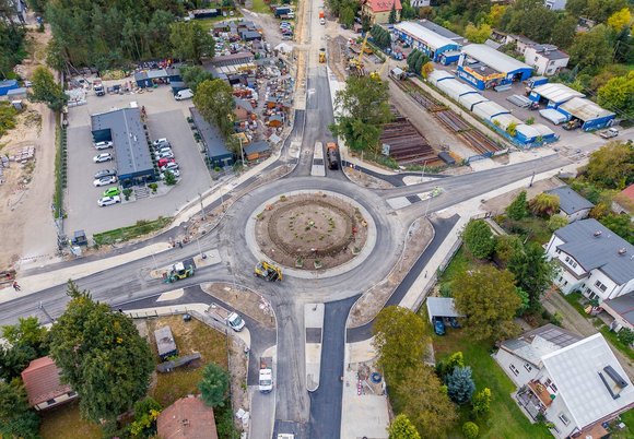 Łódź. Odcinek ul. Szczecińskiej w Łodzi, który zostanie otwarty w niedzielę, 5 października