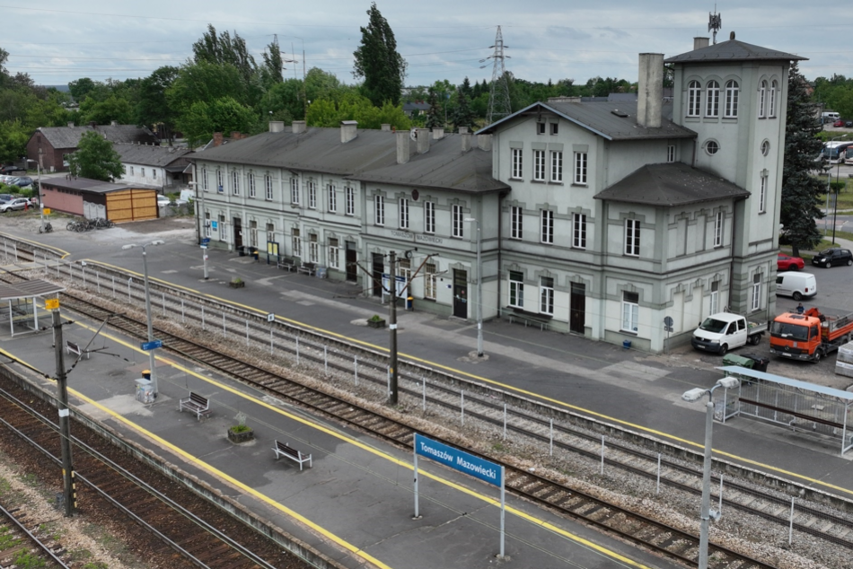 Łódź. Dworzec Tomaszów Mazowiecki