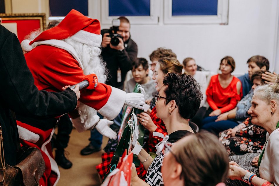 Mikołaj w DPS z ul. Spadkowej