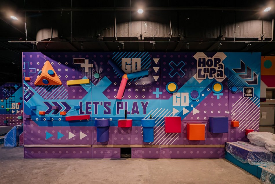 Park trampolin w Nowej Sukcesji w Łodzi