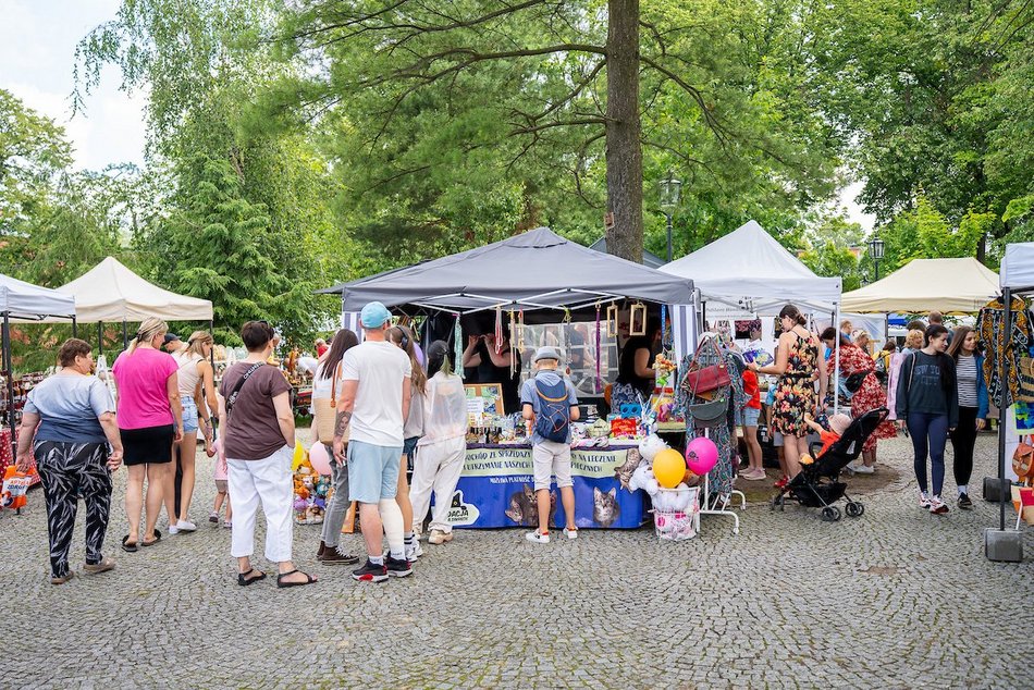 Łódź. Lipcowy targ staroci na Księżym Młynie. Miłośnicy rzeczy z duszą nie zawiedli