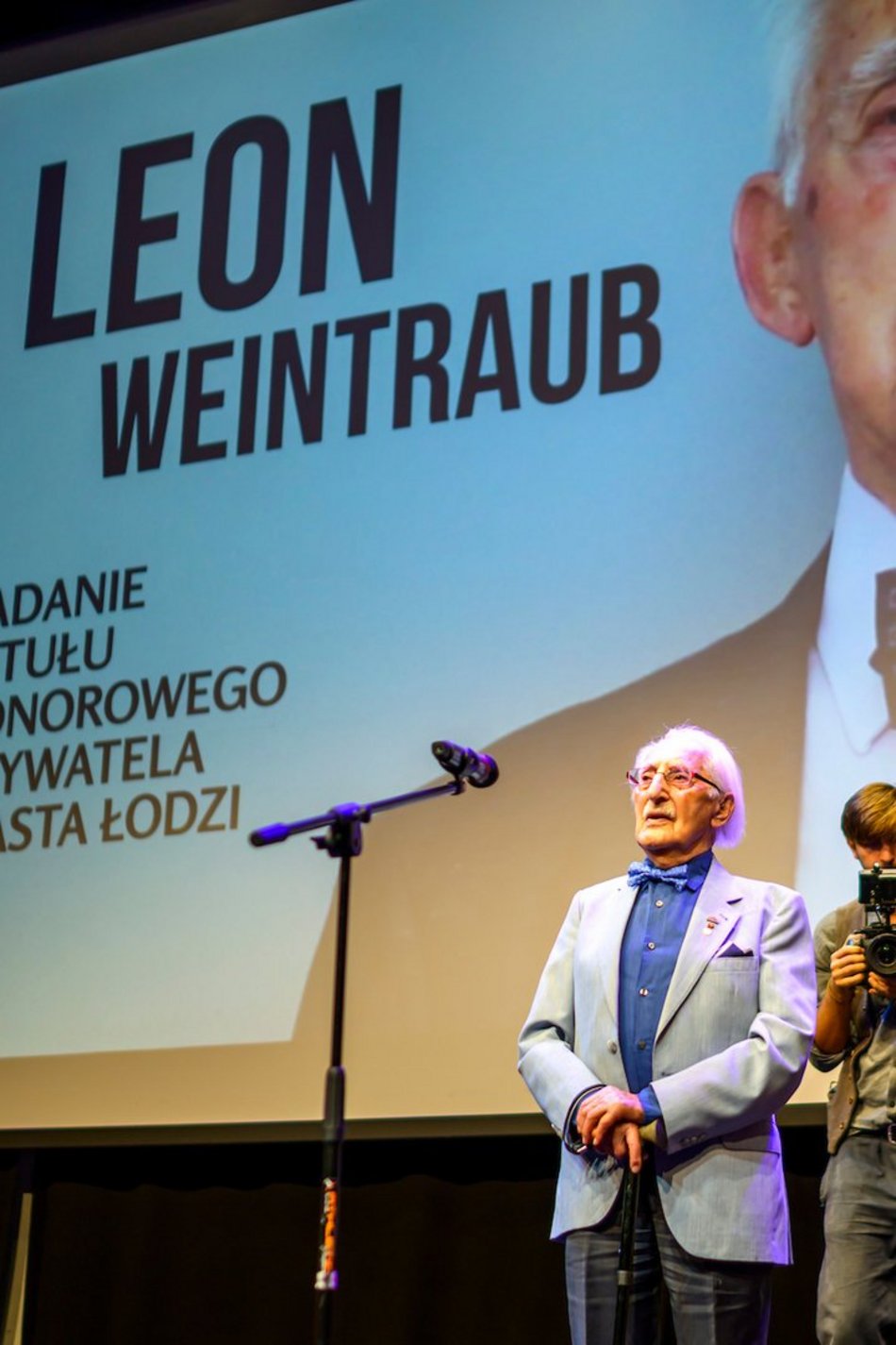 Łódź. Leon Weintraub Honorowym Obywatelem Łodzi. Wyjątkowa uroczystość w Centrum Dialogu