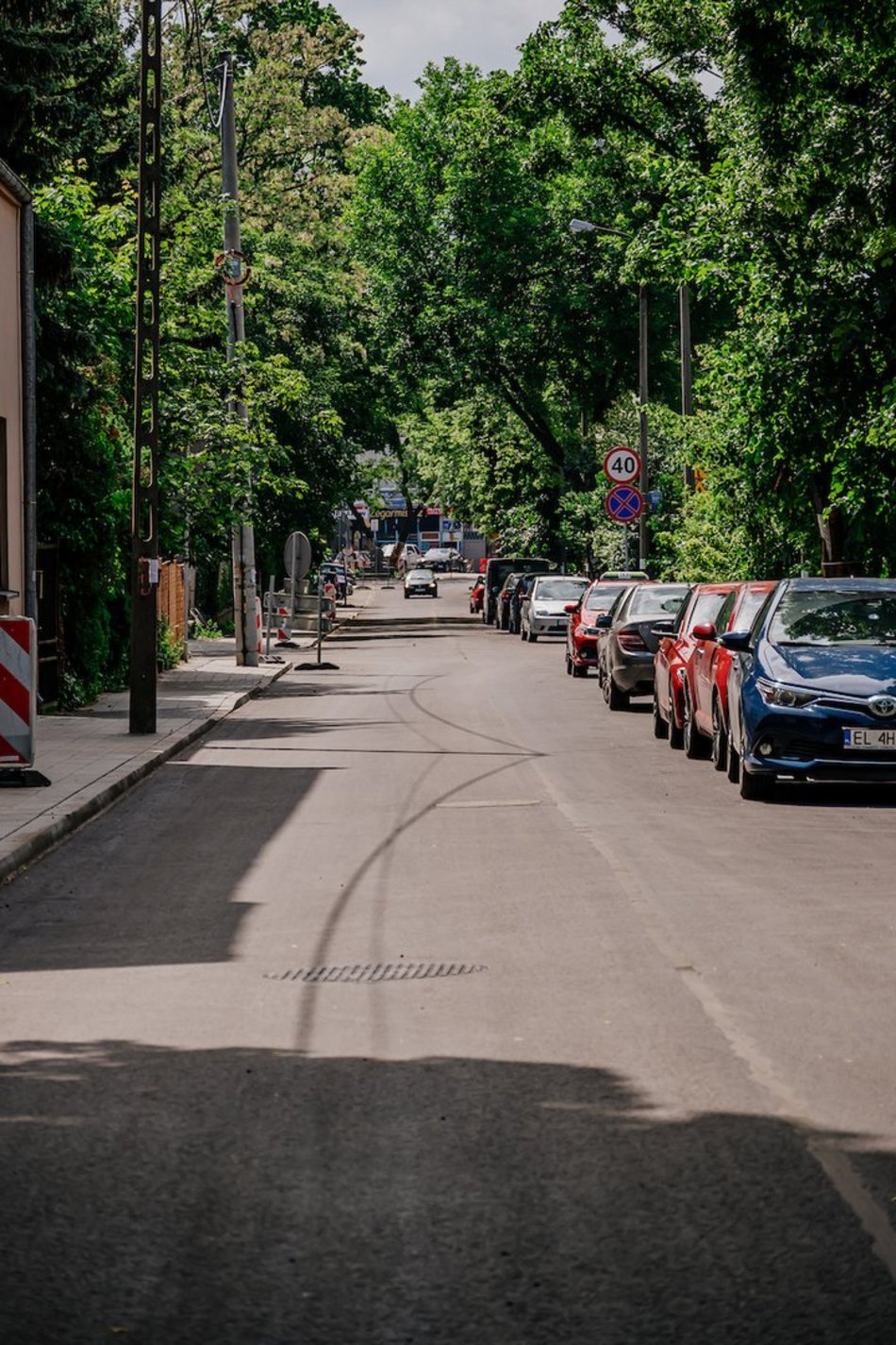 Łódź. Remont Brzóski. Zostały już ostatnie prace porządkowe