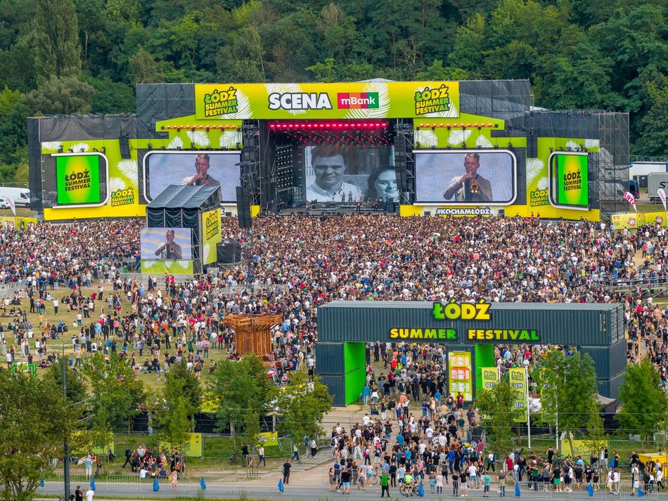 Łódź Summer Festival 2025 z lotu ptaka! Zobacz te spektakularne kadry!
