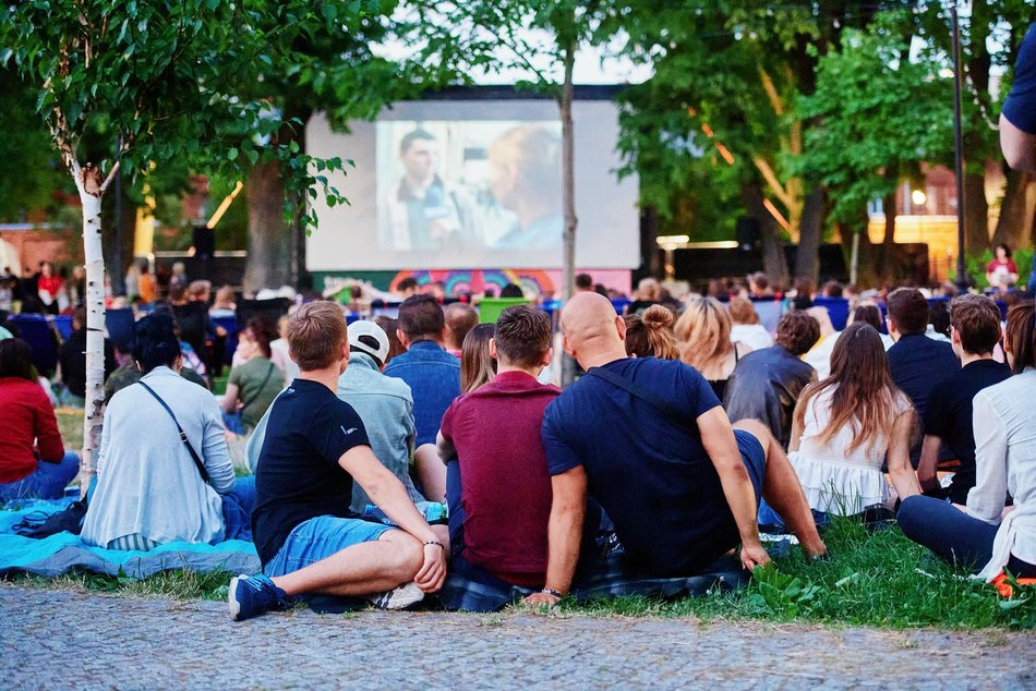 TME Polówka - kino plenerowe w Łodzi
