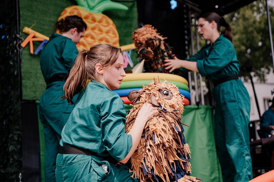 Łódź. Miejski Dzień Dziecka 2025 w Łodzi. Majka Jeżowska, dmuchańce i pokazy [ZDJĘCIA]