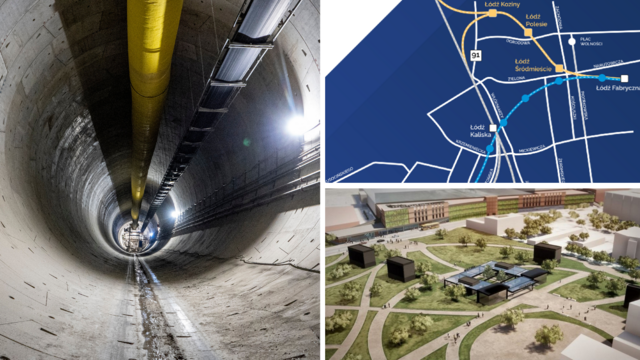 Wielkie inwestycje kolejowe w Łodzi. Dwa tunele, nowe stacje i ważne remonty [WIZUALIZACJE]