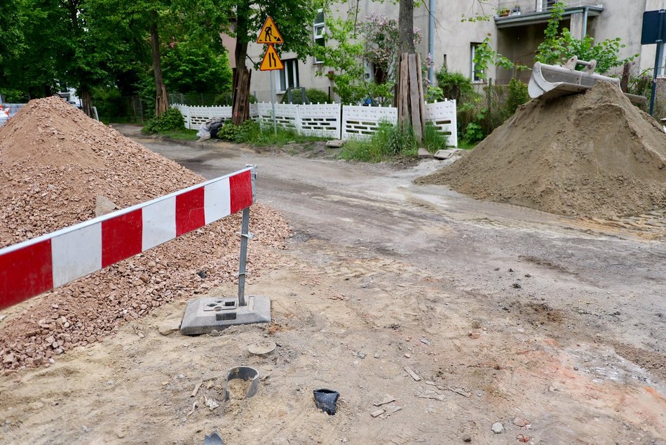 Łódź. Remont Biegańskiego