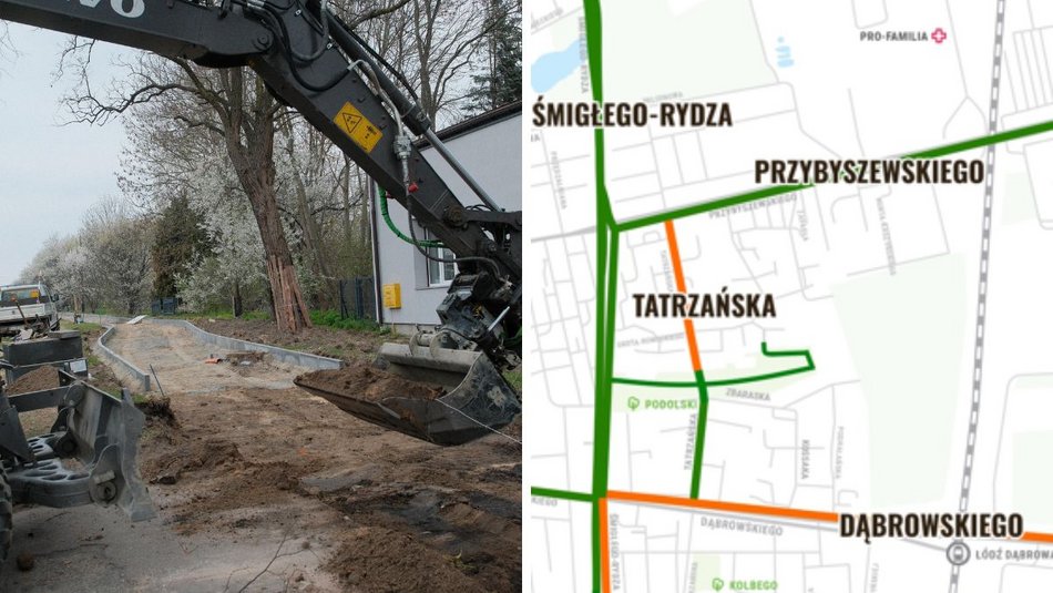 Łódź. Coraz więcej dróg rowerowych na Dąbrowie. Nowe połączenia z centrum, Chojnami i Widzewem
