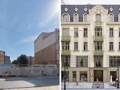 Łódź. „Dziura" przy Piotrkowskiej 58 w Łodzi zniknie na dobre. Rozpoczyna się odbudowa!