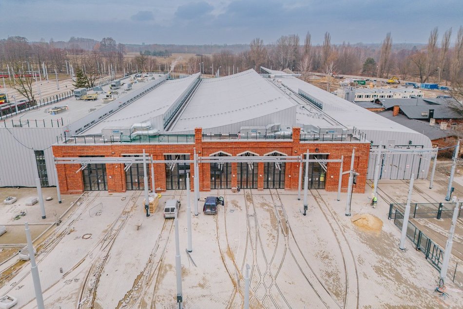 Łódź. Zajezdnia Chocianowice prawie gotowa. Raport z budowy